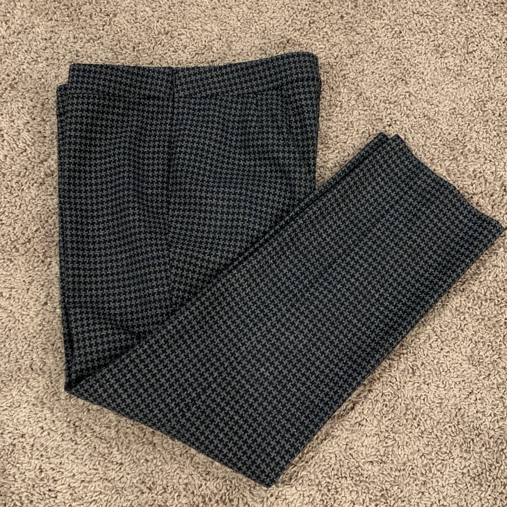 Talbots Houndstooth Side Trousers Size 10P